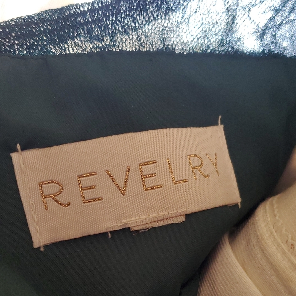 Revelry Green Gown with Halter Neckline - Picture 2 of 10